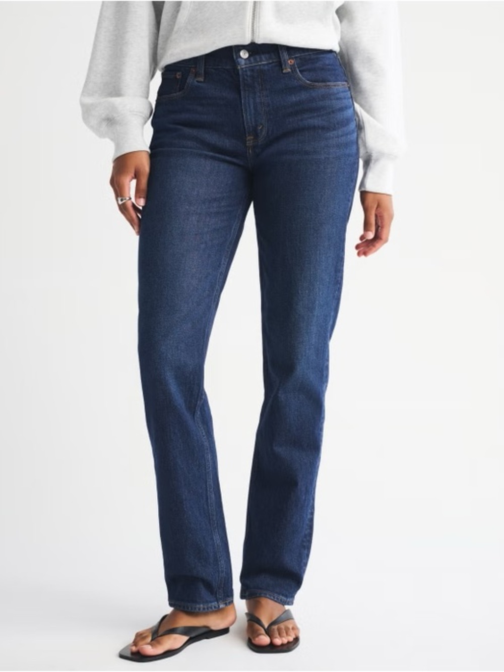 Abercrombie & Fitch Mid Rise 90’s Straight Curve Love Jeans Size 29